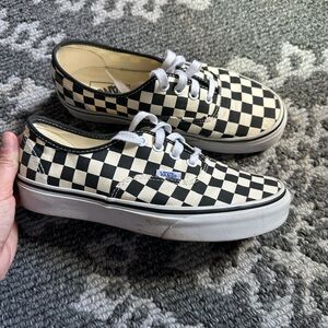 Checkered Vans women’s size 7.5